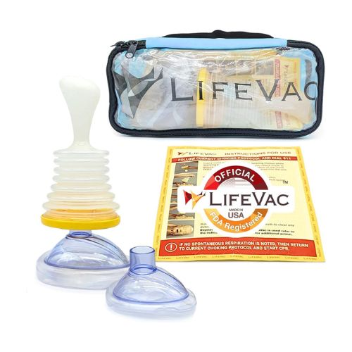 LifeVac Anti Choking Kit Blue Travel Kit - Portable Suction Rescue Device